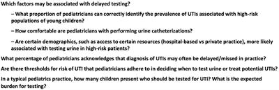 The Need for Improved Detection of Urinary Tract Infections in Young Children